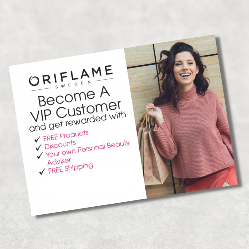 Exclusivius Ltd presents the incentives busting VIP Customer opportunity offered by the worldwide trusted Oriflame from Sweden