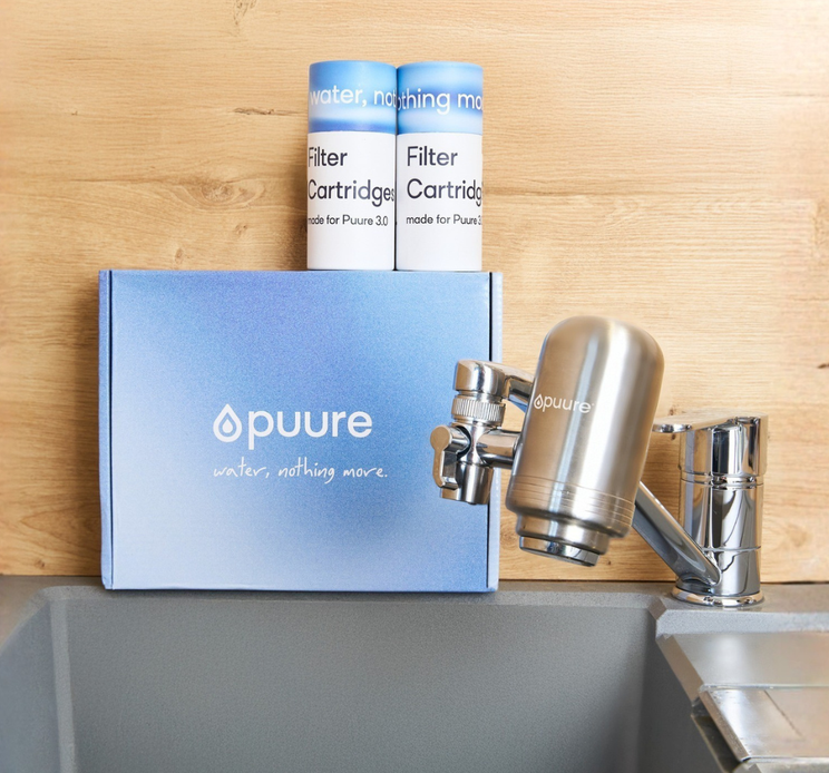 Exclusivius Ltd presents the innovative water tap fitting drinking water filter from Puure.